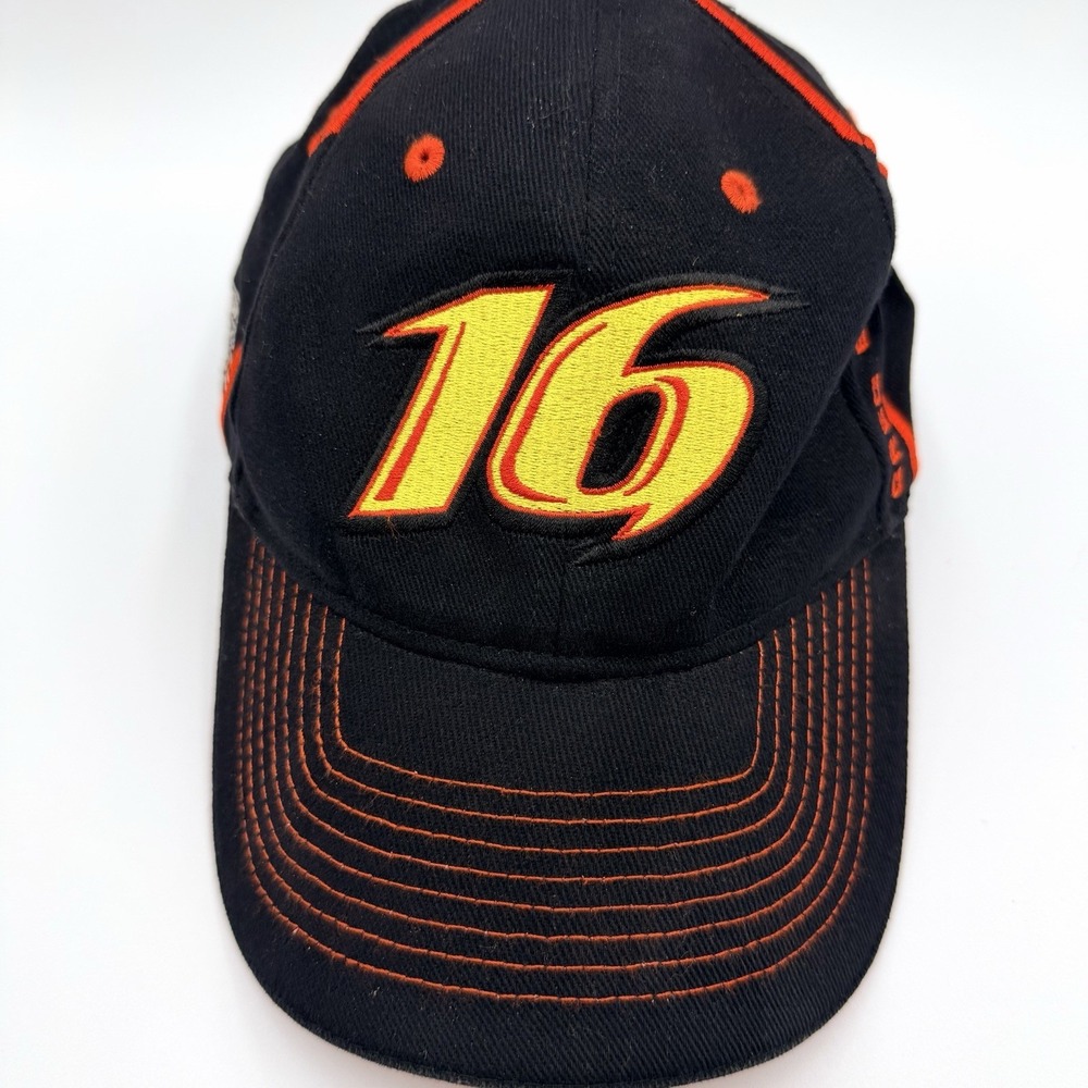Official NASCAR Greg Biffle #16 Roush Fenway Racing 3M Sponsor Stretch Fit Hat